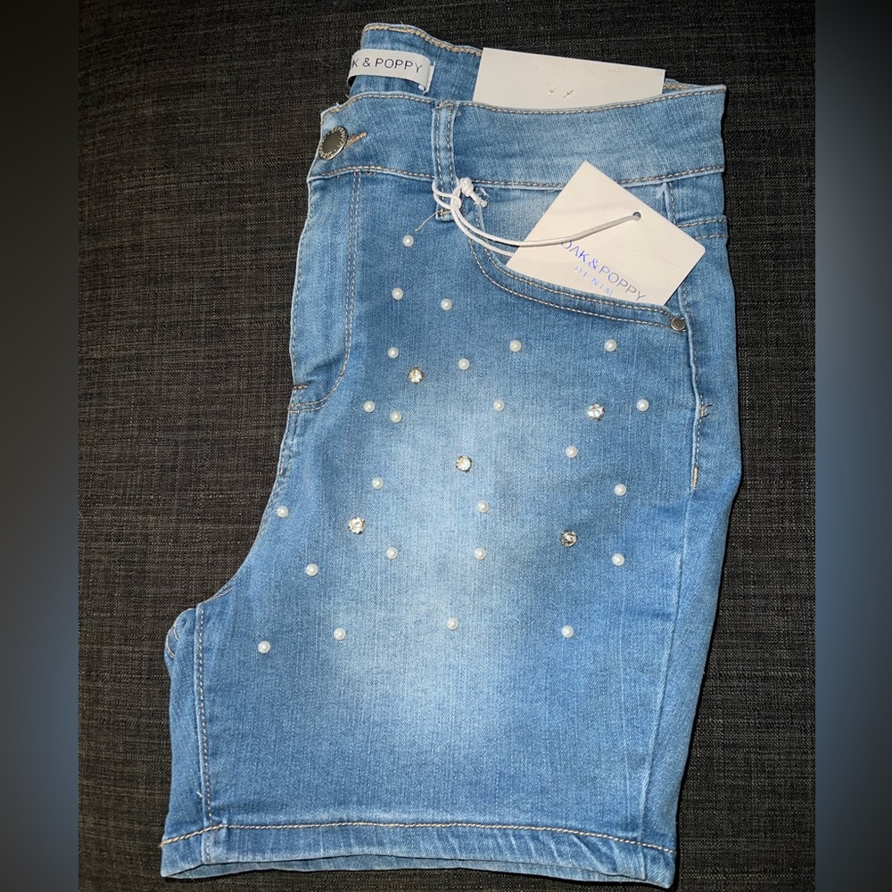 oak & poppy high rose shorts